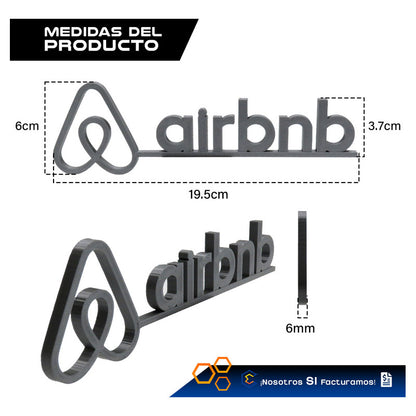 Letrero Airbnb Ideal Para Anfitriones Viajes Impreso 3d Petg