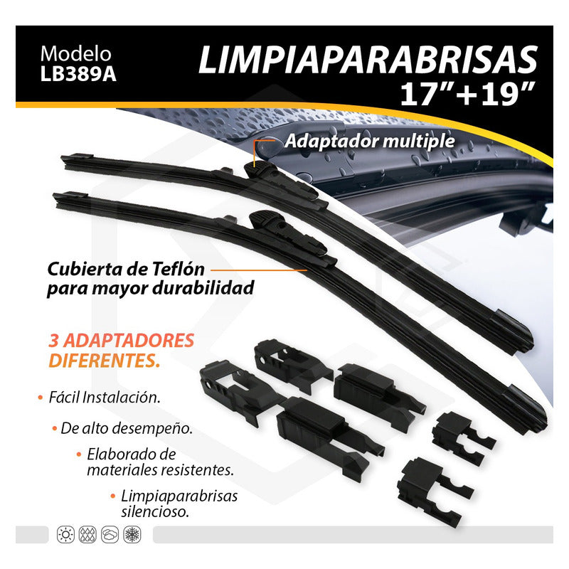 Pluma Limpiaparabrisa Tipo Banana Auto Camión Varias Medidas