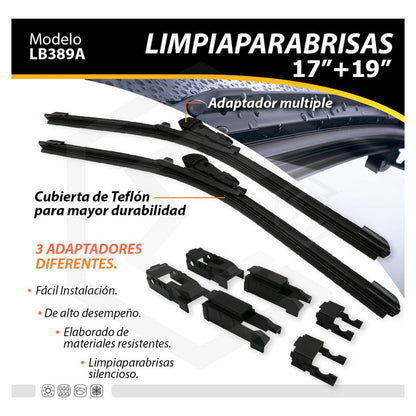 Pluma Limpiaparabrisa Tipo Banana Auto Camión Varias Medidas
