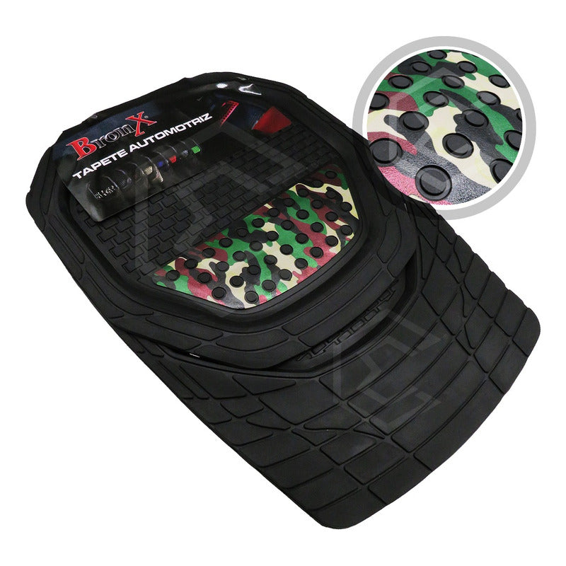 Tapete Tipo Charola Uso Rudo Auto Camioneta Juego 4 Piezas