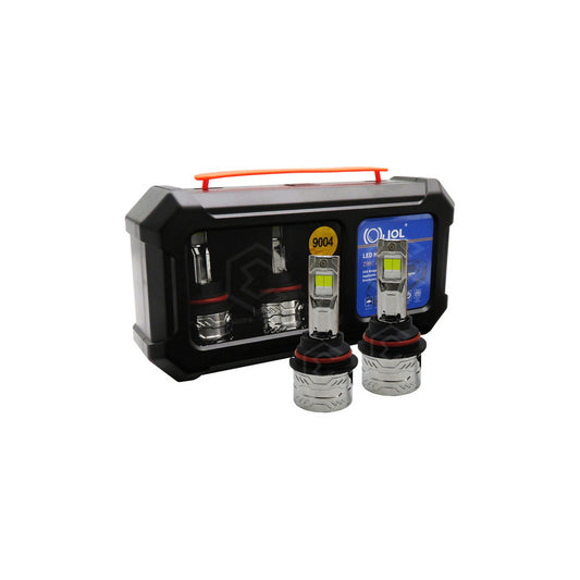 2 Focos 9004 48 Led Csp Nitrogeno Zinc Alta Y Baja 22,000lm 9004