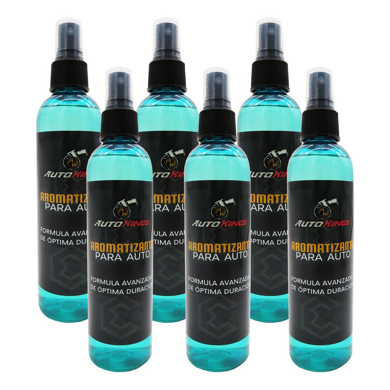 6 Aromatizante P Auto Desodorante Liquido Casa Oficina 270ml