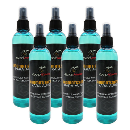 6 Aromatizante P Auto Desodorante Liquido Casa Oficina 270ml
