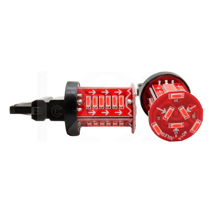 Par De Focos 1156 1157 30 Led Rotativo Estrobo Calaveras 12v