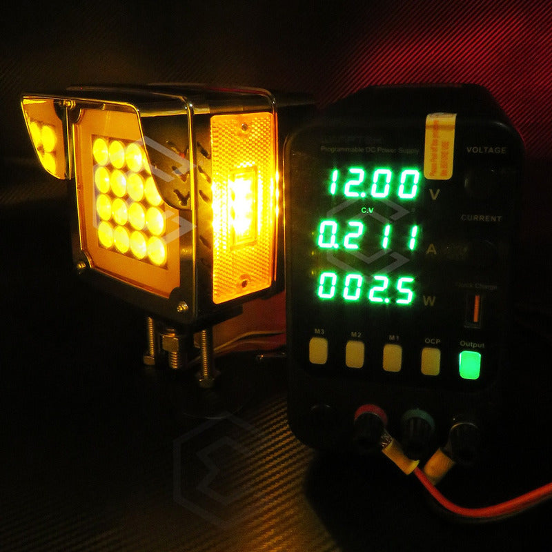 Plafon Direccional Cuadrada Gel 38 Leds Kenworth Dina 12-24v