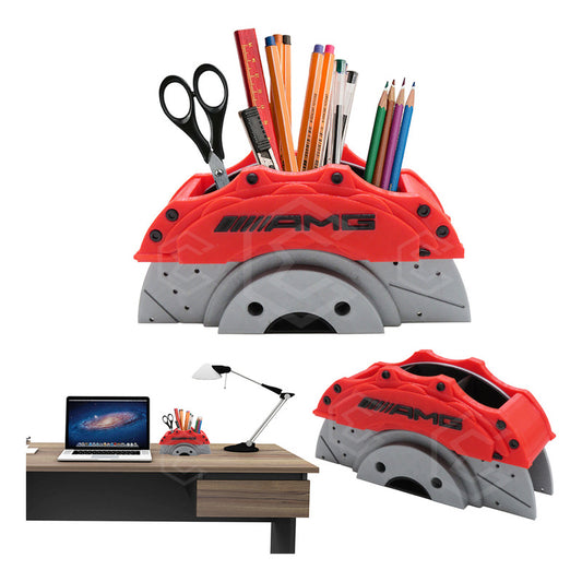 Porta Lápices Organizador De Escritorio Amg Caliper 3d Petg