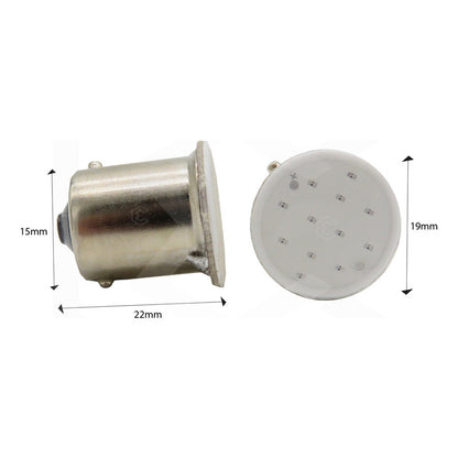 10 Focos 1156 1157 Led Cob Cuarto Stop Direccional Reversa