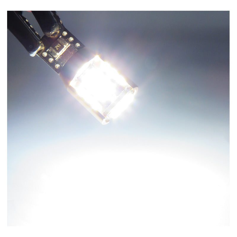 Kit De 10 Focos De Pellizco T10 18 Leds Canbus Aluminio 12v