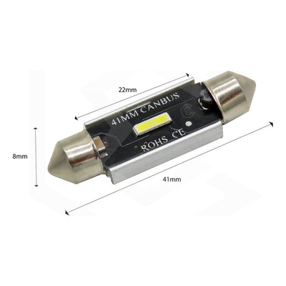 Par De Luz 3 Led Interior Auto Canbus 31mm 41mm 36mm 39mm