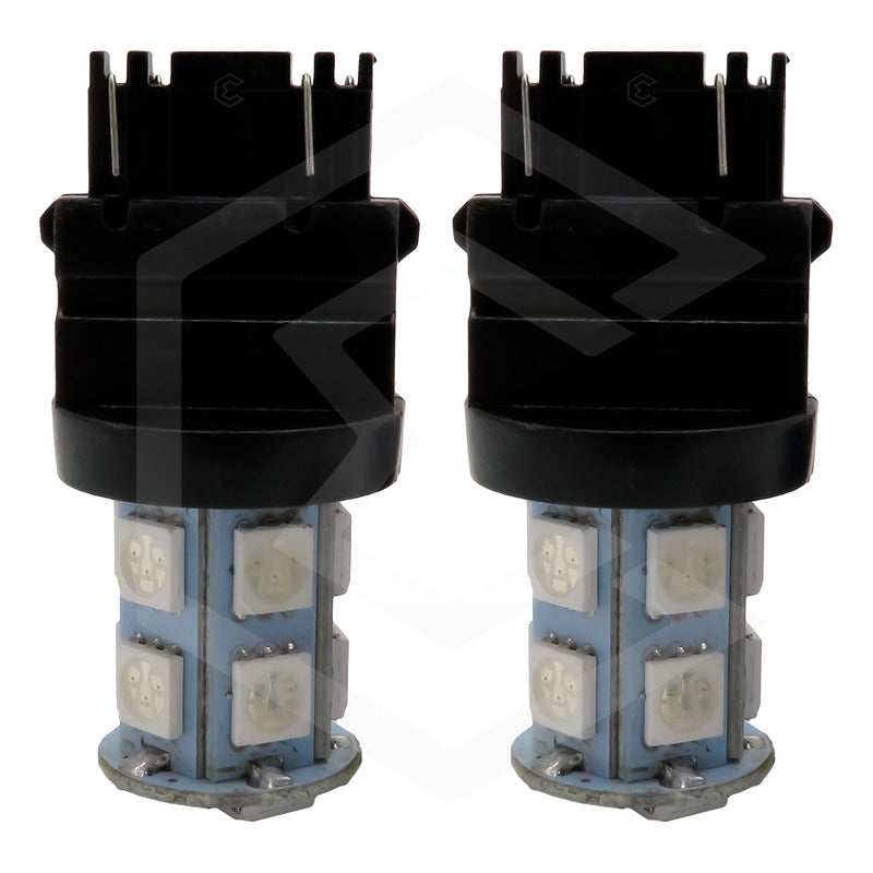 2 Focos 1157 1156 1176 3157 7440 7443 13 Leds  Estrobo 12v