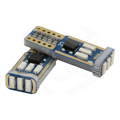 Kit 10 Focos De Pellizco T10 9 Leds Canbus No Error 4014 12v