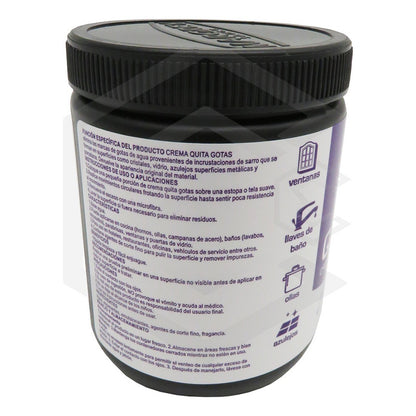 Crema Quita Gotas Vidrios Y Cristales Pieza 300 Ml Margrey
