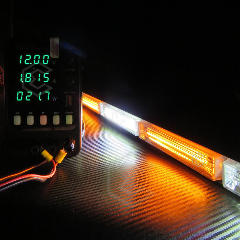 Barra Torreta Led Cob 6 Módulos Estrobo Código 16 Funciones