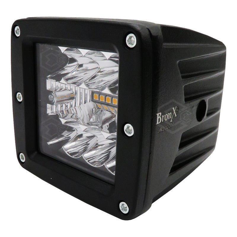 Faros 14 Led Auto Moto 5 Funciones 11000lm Bicolor 12-24v