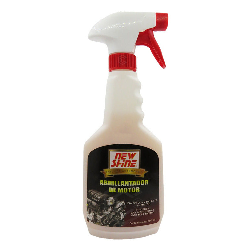 2 Abrillantador Para Motor New Shine Ultra Brillo Protector Rosa Chicle