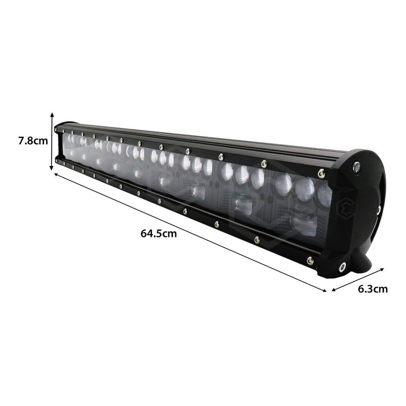 Barra 36 Hiperleds Funcion Blanco Fijo 25'' 35,000lm 12-24v