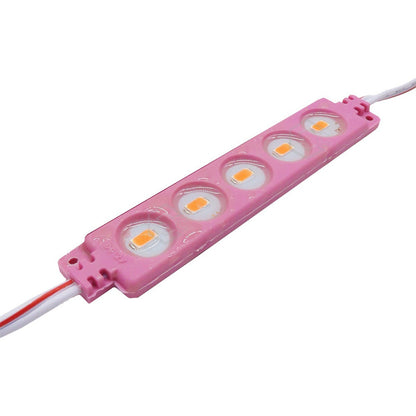 10 Modulos De 5 Leds 5630 Hiper Led Ip65 Contra Agua Color