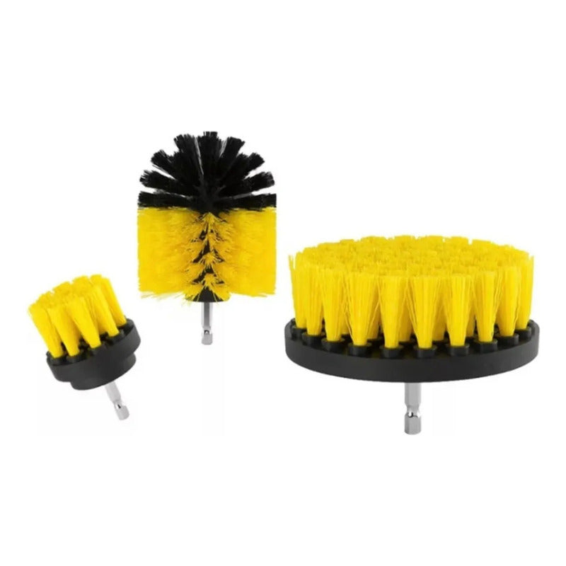 Kit De 6 Cepillos De Limpieza Multisuperficie Para Taladro.