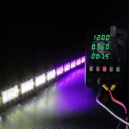 Barra 432 Led 19 Funciones 24 Módulos Bicolor Estrobo 12-24v