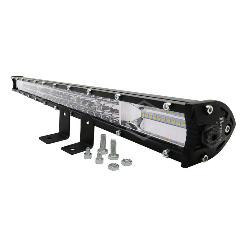 Barra Slim 160 Hiperled 25'' Blanco-ambar 5 Funciones 12-24v