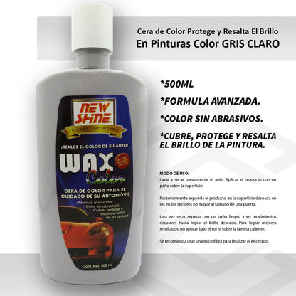 2 Cera Wax De Color Proteje Y Resalta El Brillo En Pintura