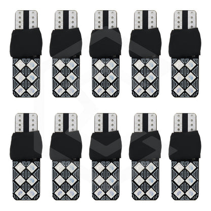 Kit 10 Focos De Pellizco 12 Led 3 Funciones D Estrobo Canbus