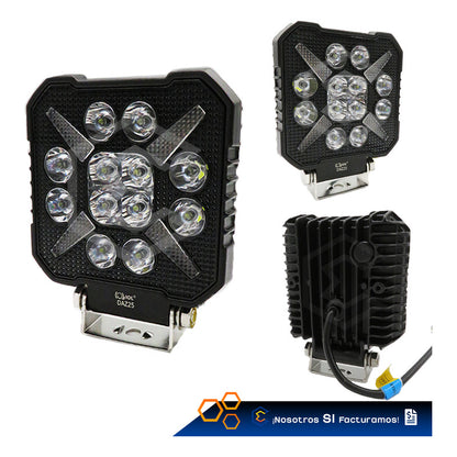 Par De Faros 24 Leds Bicolor Fijo Secuencial 12-24v