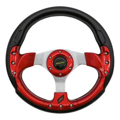 Volante Deportivo Universal De Metal Con 9 Pernos 320mm