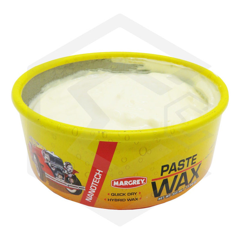 Cera Para Carro En Pasta Automotriz Margrey 355 Ml Carnauba