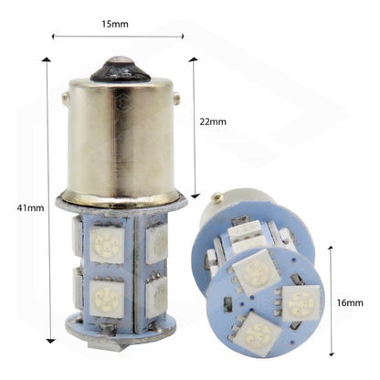 2 Focos 1157 1156 1176 3157 7440 7443 13 Leds  Estrobo 12v