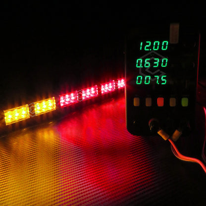 Barra 432 Led 19 Funciones 24 Módulos Bicolor Estrobo 12-24v