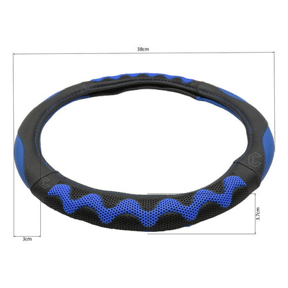 Funda Cubre Volante Con Textura Para Masaje Con Silicón Conc Azul