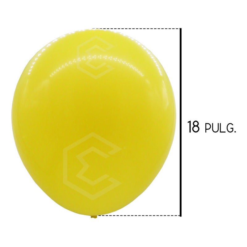 3 Globos Brillosos N°18 De Látex Para Fiestas Bodas Eventos