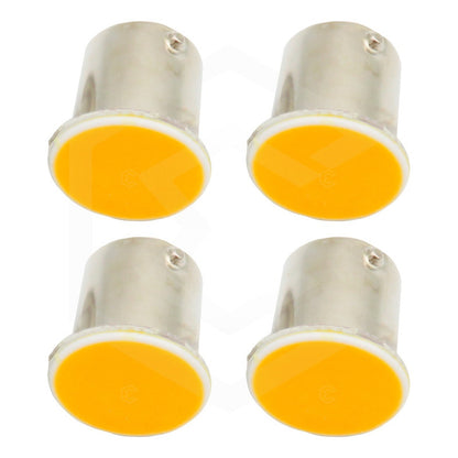 4 Focos 1156 1157 Led Cob Cuarto Stop Direccional Reversa