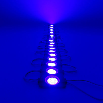 20 Módulos De 9 Led Cob Plasma Redondos Alta Intensidad 12v