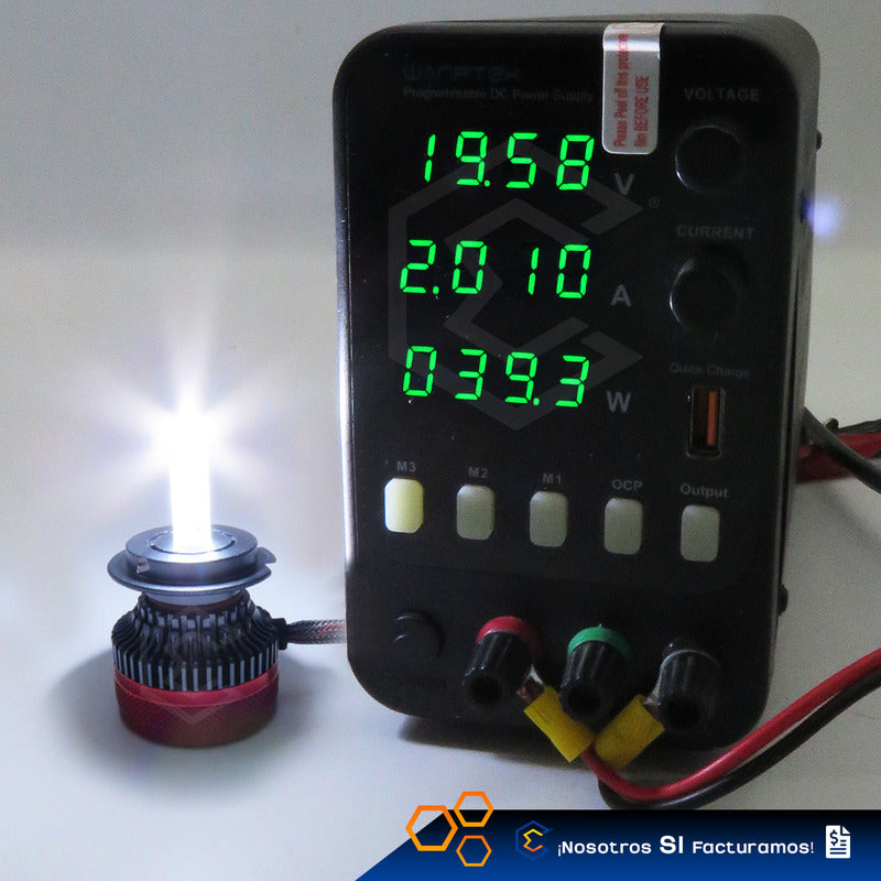 2 Focos Led H7 Cuarzo Ventilador Alta Baja 15,000lm 12-24v H7
