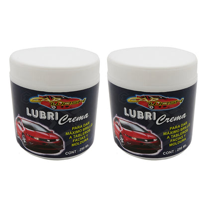 2 Abrillantador Automotriz De Tableros Facias Molduras 250ml Beige