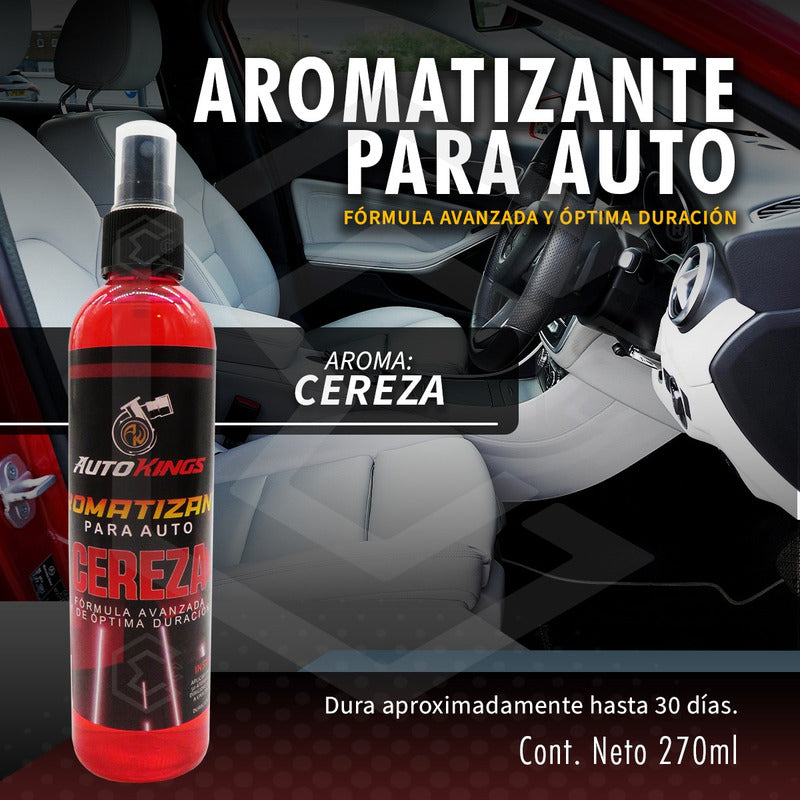 6 Aromatizante P Auto Desodorante Liquido Casa Oficina 270ml