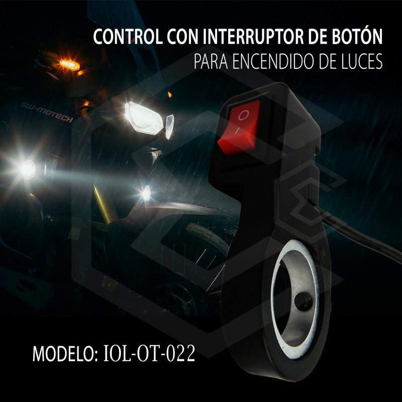 Switch Interruptor Para Moto Manubrio 1 Paso On/off