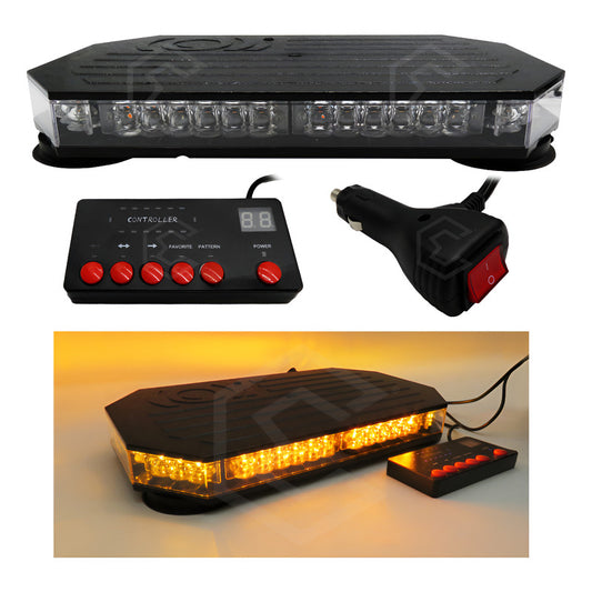 Torreta 42 Leds Bicolor Con Control 38 Funciones Imán 12-24v