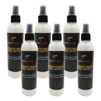 6 Aromatizante P Auto Desodorante Liquido Casa Oficina 270ml