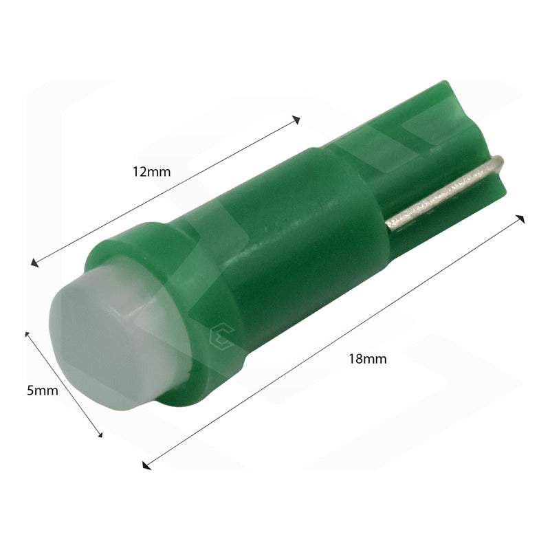 Kit 10 Focos 1 Led Pellizco T5 2721 Tablero Cluster Tipo Vel