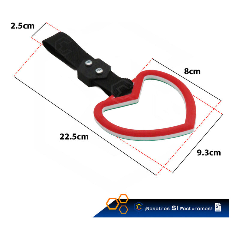 Tiron Corazon Jdm Viva Mexico Tsurikawa Strap Remolquegancho