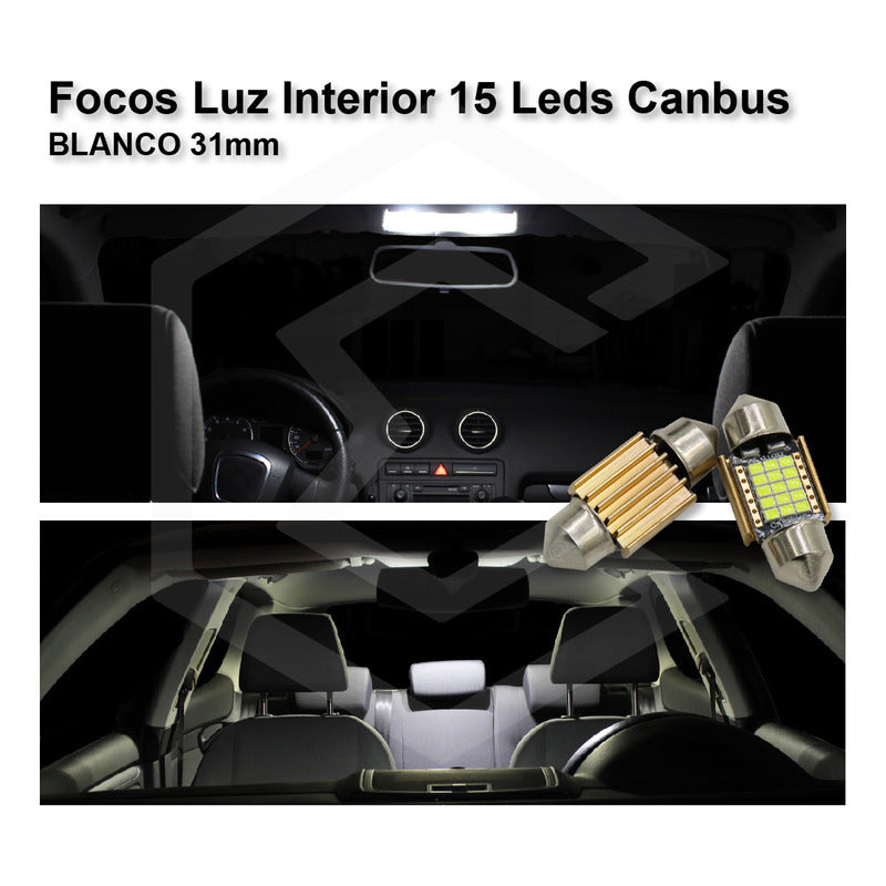 Kit De 10 Focos Interior 27 Leds Canbus 31mm 36mm 39mm 41mm