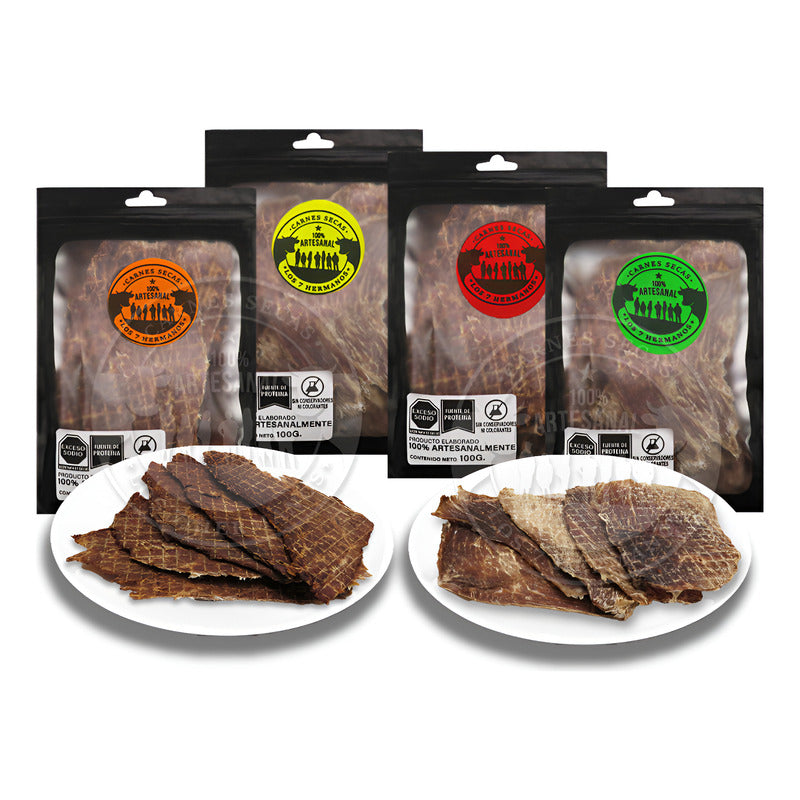Carne Seca Laminada Artesanal Res Calidad Premium Snack 100g