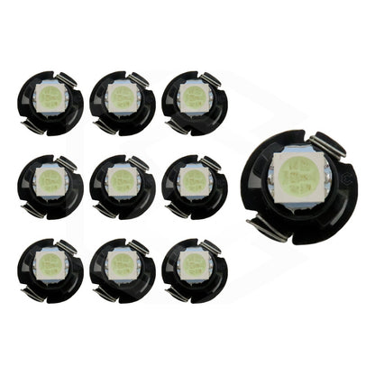 Kit 10 Focos Led T3 T4.2 T4.7 Clúster Para Tablero Fija 12v