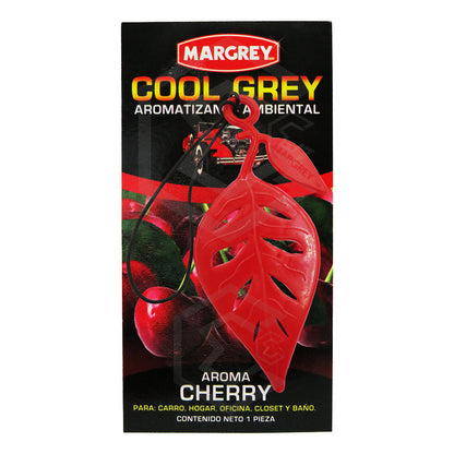 Aromatizante Auto Casa Ambiental Cool Grey Hoja Margrey 6pza Mixto