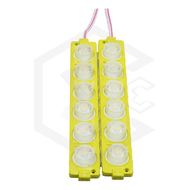 10 Módulos 12 Leds Código 3 Funciones Grúa Torrera 6w