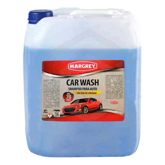 Shampoo Con Cera Para Auto Espumoso - Car Wash Margrey 20l