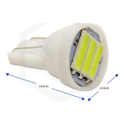 Kit 100 De Focos De Pellizco 3 Leds Grande Super Potente